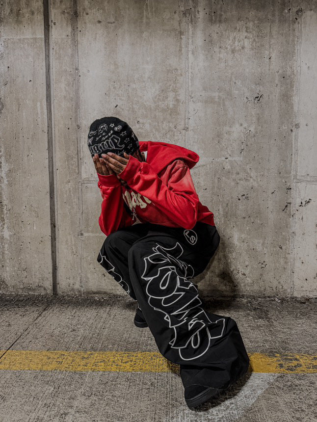 Graffiti Baggy Track Pants